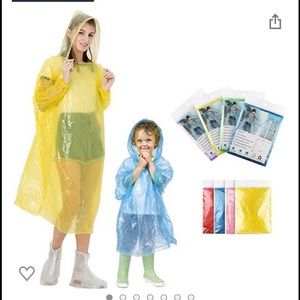 Disposable rain coats